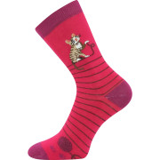 Ponožky dětské Filip 06 ABS obrázkové mix dívčí(3 páry) vel. 35-38 (23-25)