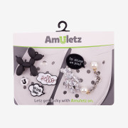 Amulety - ozdoby na boty Amuletz Hello Dog mix Coqui