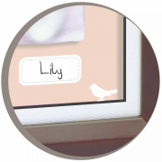 Dřevěný rámeček pro otisk My Baby Touch Simple Brown Baby Art