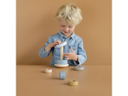 Nasazovací kroužky dřevěné Ocean Blue Little Dutch