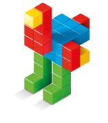 Geomag Magicube Full Color 64 dílků