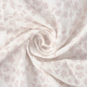 Mušelínové prostěradlo Design s gumou 60 x 120 cm BabyMatex