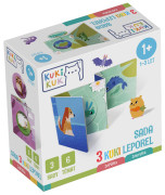 Sada 3 Kuki leporel Zvířátka KukiKuk