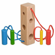 Dřevěná hračka - barevné kolíky Lucy & Leo