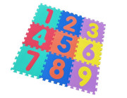 Pěnové puzzle čísla 9 ks