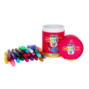 Jemné voskovky omyvatelné 24 ks