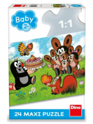 Puzzle maxi Krtek narozeniny 24 dílků Dino