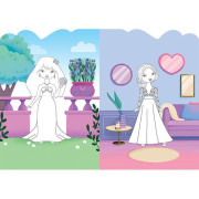 Tvarované oblékání se samolepkami Šaty pro nevěsty