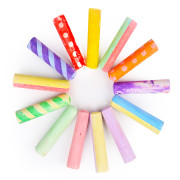 Křídy chodníkové Jumbo se 2 držáky 24 ks Jarmelo