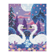 Kreativní sada Maxi Měsíční svit Malování diamanty Janod Atelier