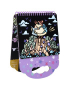 Sametové omalovánky Zvířátka 6 obrázků 8 fixů Tookyland