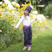 Rostoucí tepláky EasyFit Grafitové srdce - tmavě modrá Esito