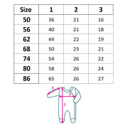 Kojenecký overal Classic II cars New Baby