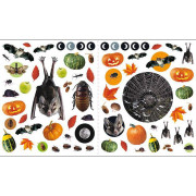400 samolepek Halloween