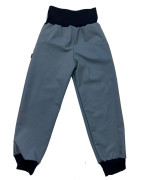 Šedé softshell kalhoty s lemem T-rex RDX