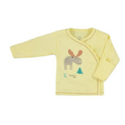 Kojenecká bavlněná košilka Koala Happy Baby žlutá