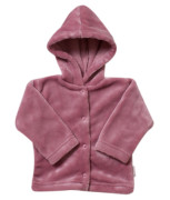 Kabátek s dlouhým rukávem a kapucí wellsoft MKCool Růžový