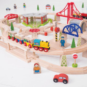 Vláčkodráha Depo Bigjigs Rail