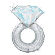 Platinum Zásnubní prsten 38"/96 cm fóliový balónek nafukovací