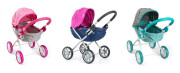 Dětský kočárek pro panenky Dori Prestige Milly Mally