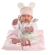 New Born 84458 Llorens - realistická panenka miminko se zvuky - 44 cm