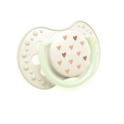 Dudlík svítící silikonový dynamický 2 ks Teddy Love 18 m+ Lovi