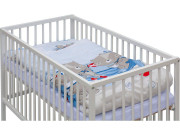 Dětská postýlka s kompletní výbavou, 120 x 60 cm, Raty Scarlett