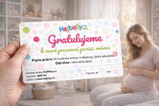 Tištěný dárkový poukaz Nejbaby "Gratulujeme k nové pracovní pozici máma"