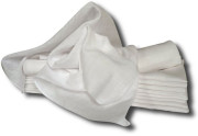 Bílé bavlněné pleny 70 x 70 cm - 10 ks