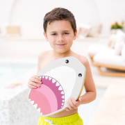 Dětská plavecká deska Kickboard Shark Grey