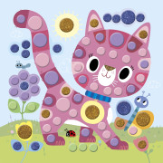 My arts&crafts Mini Kulaté nálepky Pejsek a kamarádi od 3 let Janod