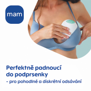 Move elektrická hands-free odsávačka mateřského mléka do podprsenky MAM