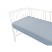 Mušelínové prostěradlo do postýlky 60 x 120 cm Nature double Baby Nellys