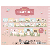 Omalovánky s pastelkami Zahrada Rosa Little Dutch