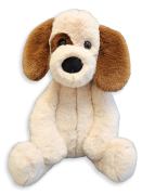 Pes plyšový strakatý 41 cm