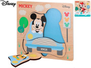 Mickey Mouse puzzle dřevěné 4 dílky 12 m+