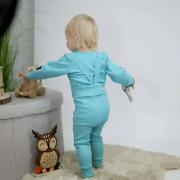 Rostoucí body žebrované Turquoise - tyrkysová Esito