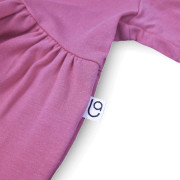 Šaty tenké s dlouhým rukávem Outlast® UV 50+ tm. starorůžové Little Angel