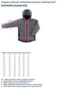 Dětská softshellová bunda DUO Turquoise - tyrkysová Esito