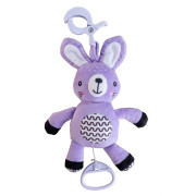 Natahovací hrací strojek plyš 30 cm závěs na postýlku/kočárek Babyted