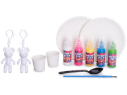 Medvídek klíčenka 2 ks k vytvoření vlastního designu 