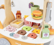 Dřevěný obchod hamburgery Viga