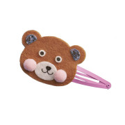 Sada na výrobu šperků Sponky do vlasů v kufříku Lesní zvířátka (6 ks)s Janod 