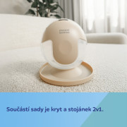 Dvojitá elektrická odsávačka mateřského mléka do podprsenky SmartSense Canpol babies 