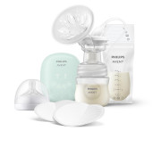 Odsávačka mateřského mléka elektrická sada Essential SCD323/20 + Dárek Philips Avent