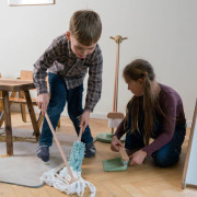 Playful Wood dřevěná sada na úklid 6 ks