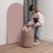 Koš na hračky Premium Bouclé se šňůrkou 43 l Sipo