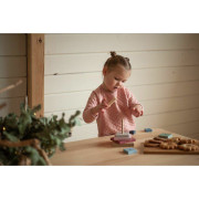 Barevná pyramida - dřevěná skládačka 9 dílů Cubika