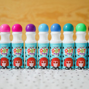 Barvy v tubě Smývatelné 12 ks s omalovánkami Tookyland