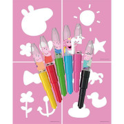 Foukací fixy Prasátko Peppa